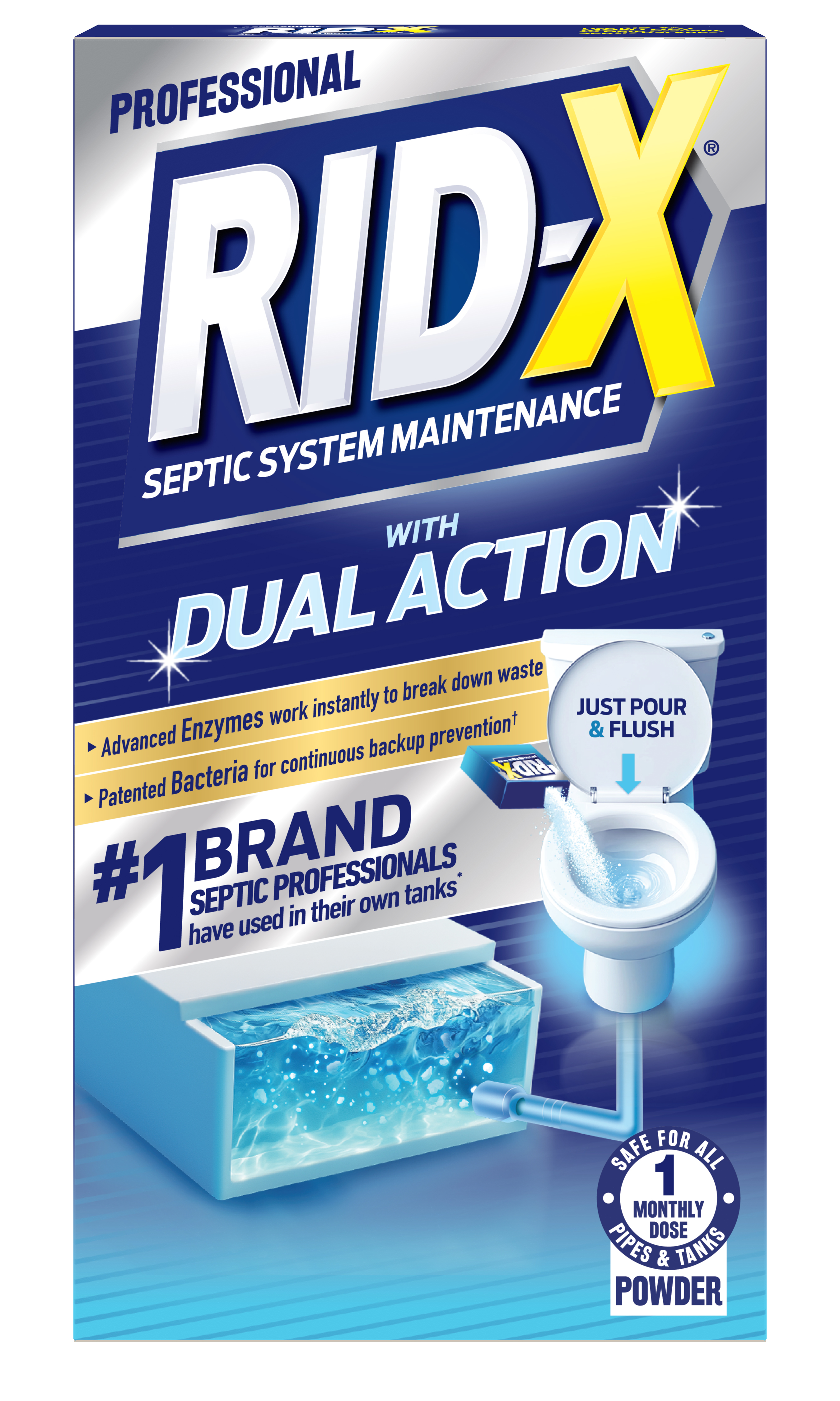 Professional Rid-X® Septic System Treatment - Powder
